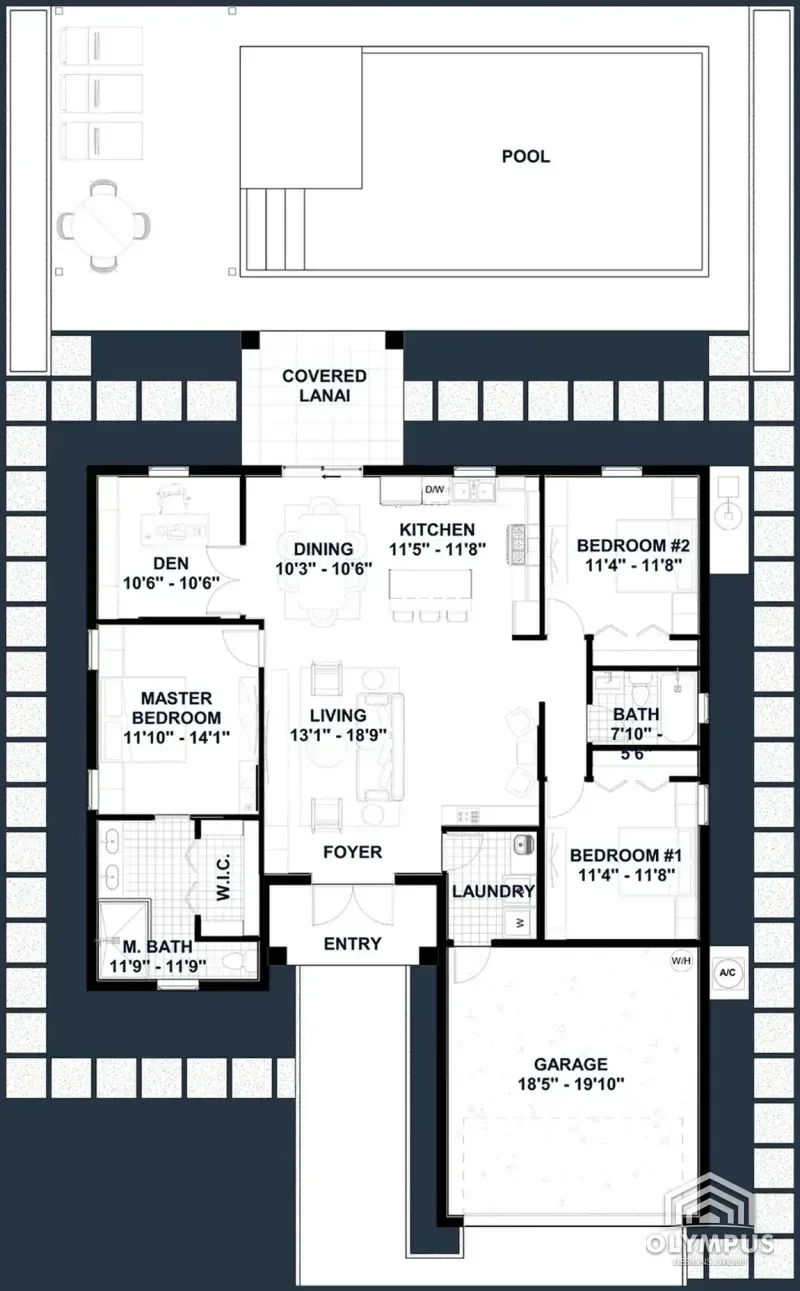 CIRCE OP. GARAGE FRONT — Floor Plan (Original)