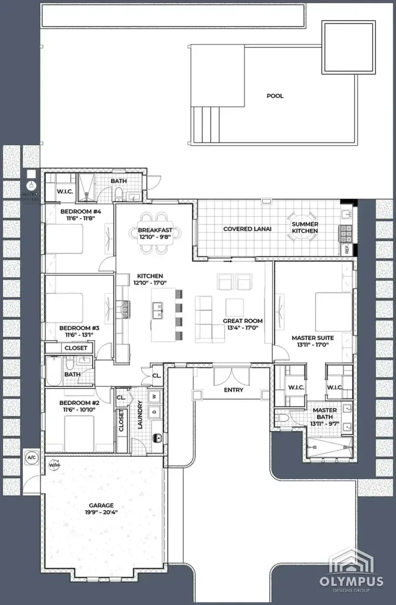 DRYADES — Floor Plan (Original)