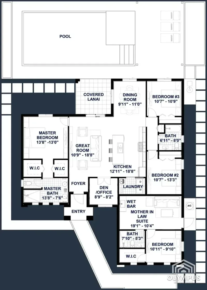 OCEANUS OP1 (MOTHER IN LAW) — Floor Plan (Original)