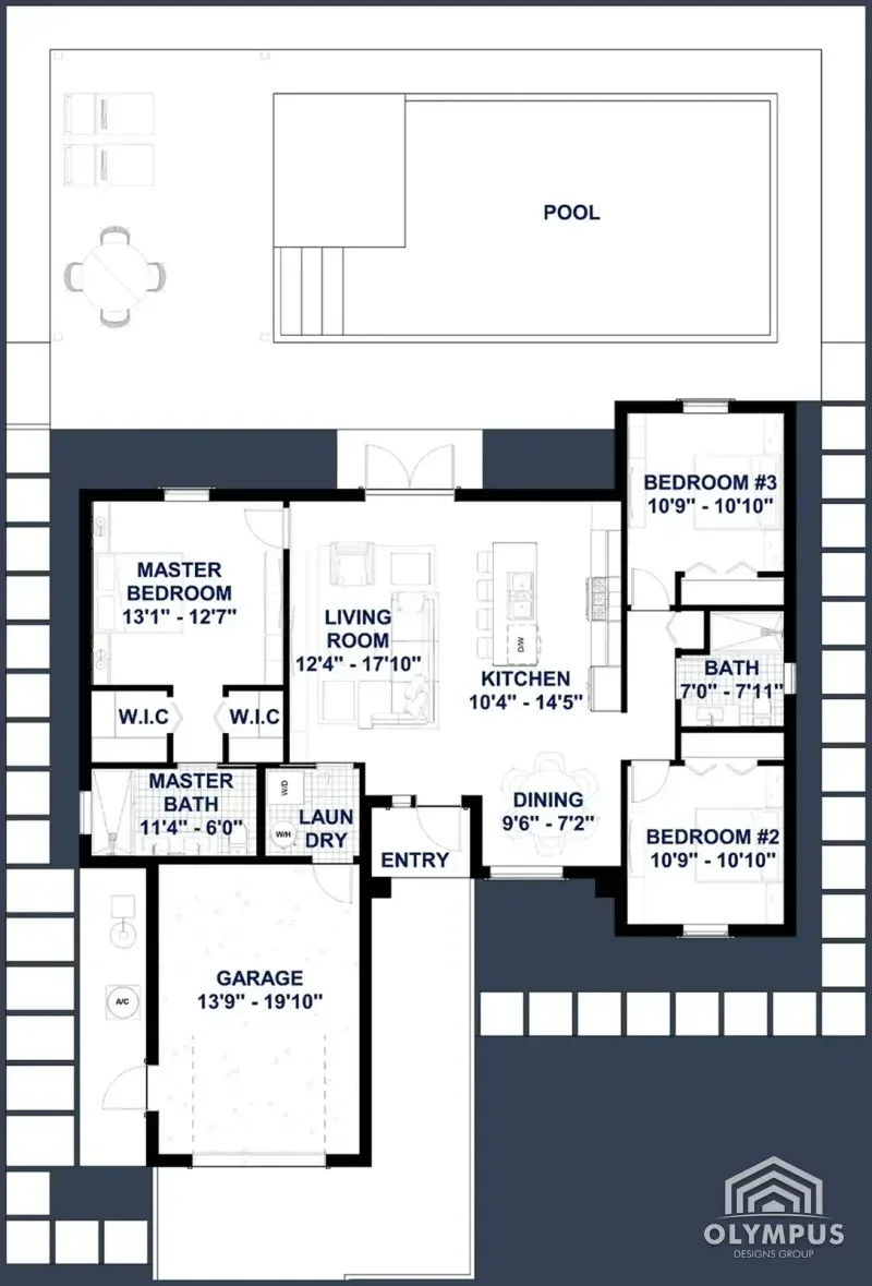 OTL M3 ( NO COVERED LANAI ) — Floor Plan (Original)